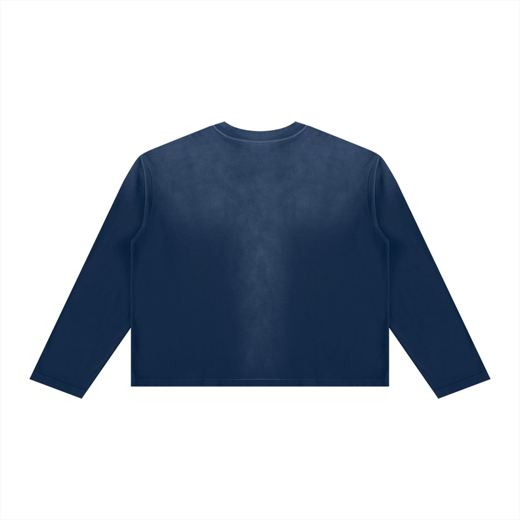 Solitude Long Sleeve Tee (NAVY BLUE)