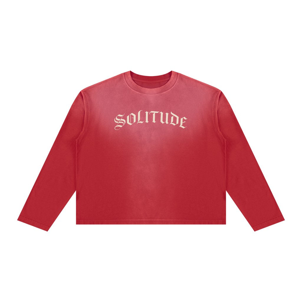 Solitude Long Sleeve Tee (RED)