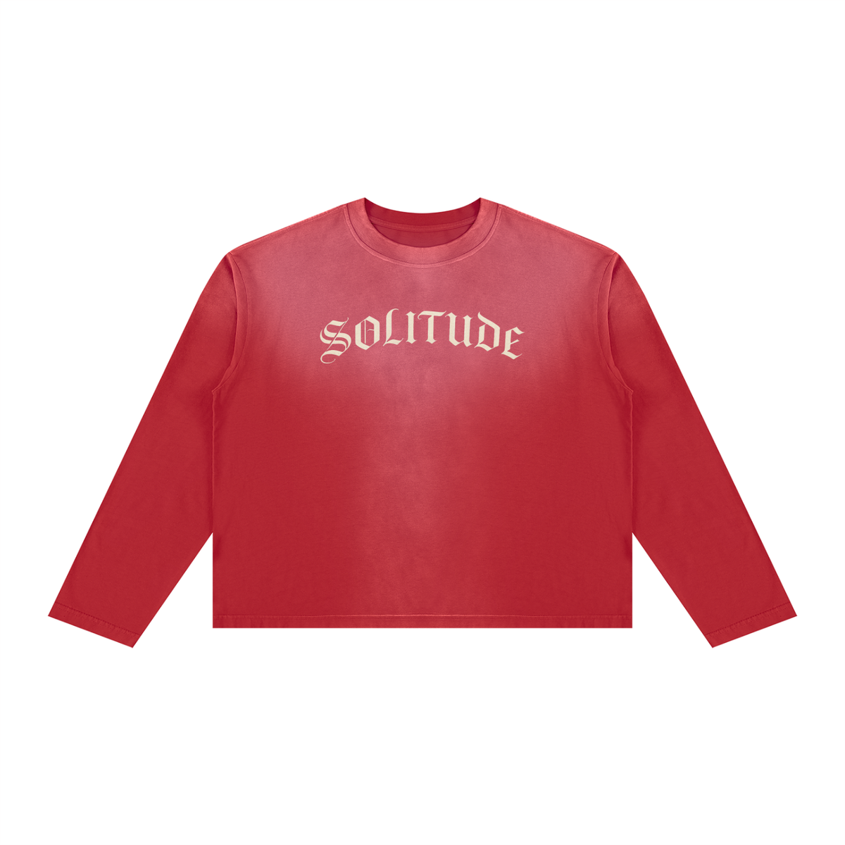 Solitude Long Sleeve Tee (RED)